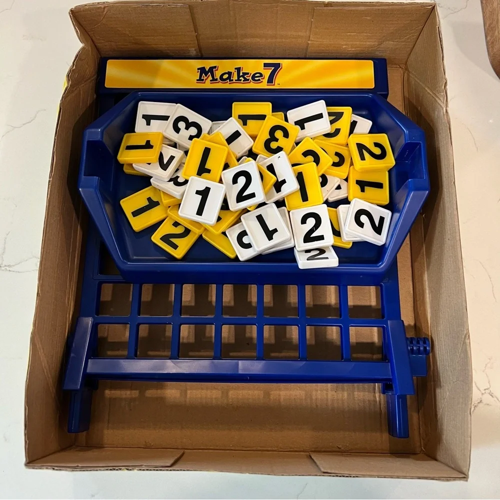 Pressman Make 7 The Think Ahead Number Game